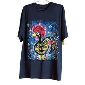 Hard Rock Unisex 2015 Generation Hard Rock Next Short Sleeve Tee Shirt Black Lg